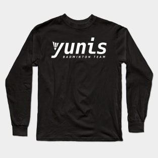 Love All Play: Yunis Badminton Team (monochrome) Long Sleeve T-Shirt